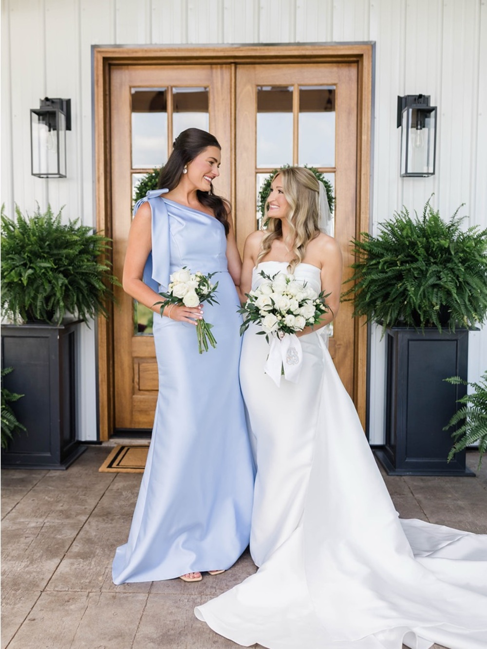 Dessy group/Alfred Sung Bella bridesmaid Satin Twill One-Shoulder dress